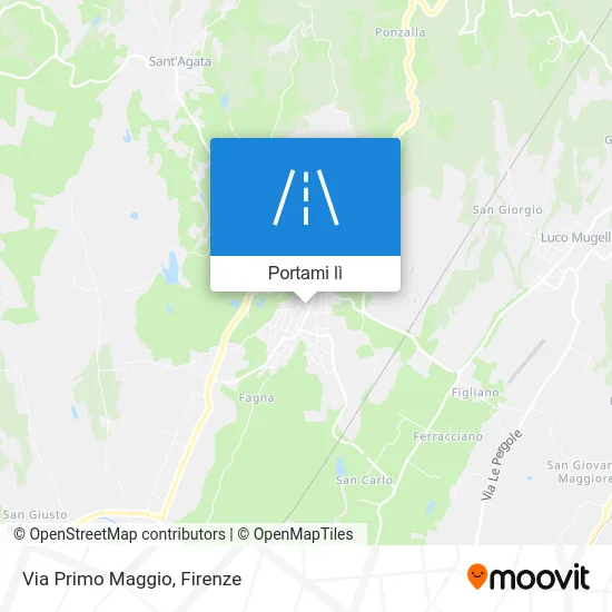 Mappa Via Primo Maggio