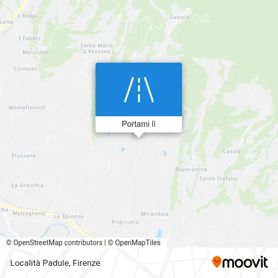 Mappa Località Padule