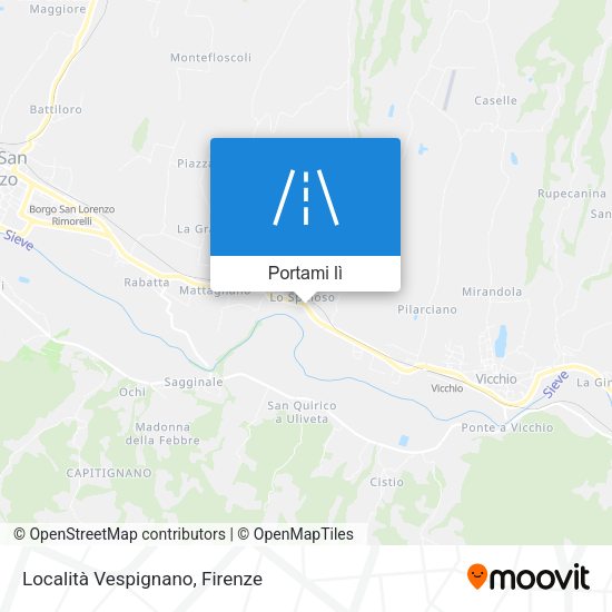 Mappa Località Vespignano