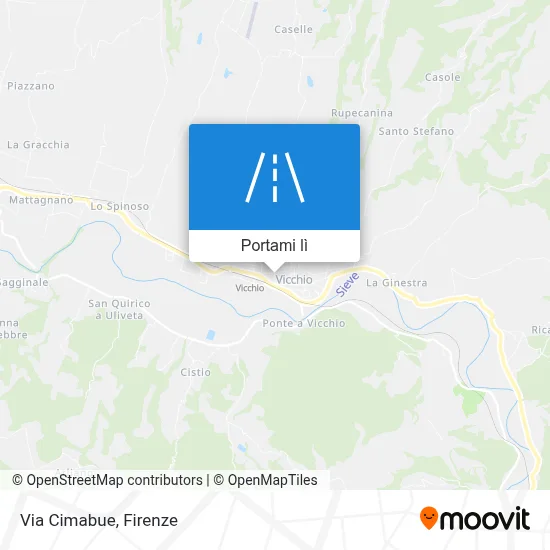 Mappa Via Cimabue