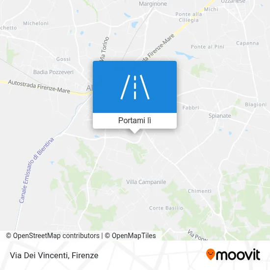 Mappa Via Dei Vincenti