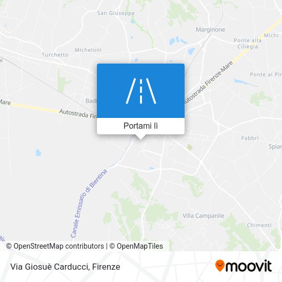 Mappa Via Giosuè Carducci