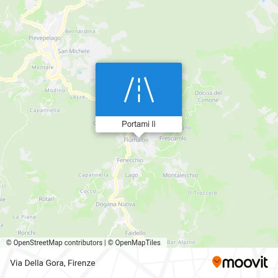 Mappa Via Della Gora