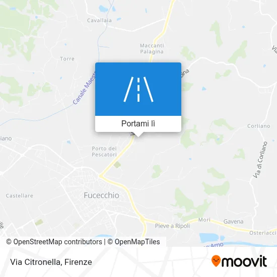Mappa Via Citronella