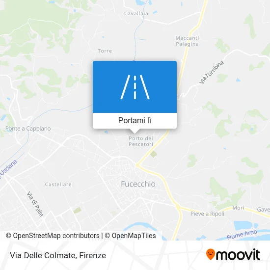 Mappa Via Delle Colmate