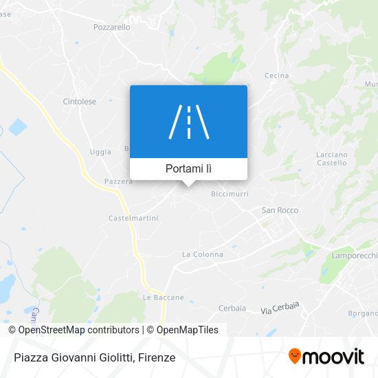 Mappa Piazza Giovanni Giolitti