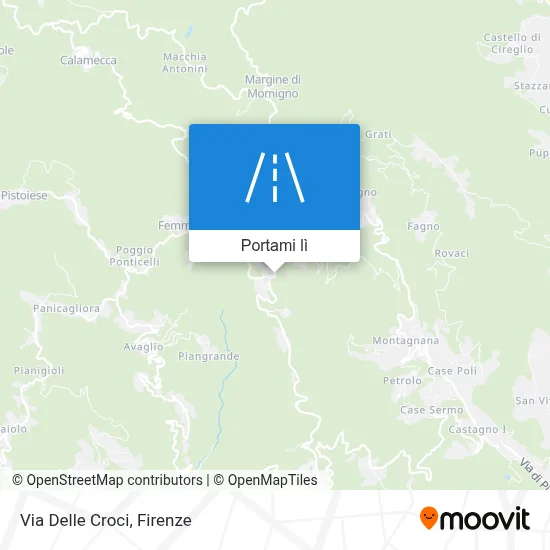 Mappa Via Delle Croci