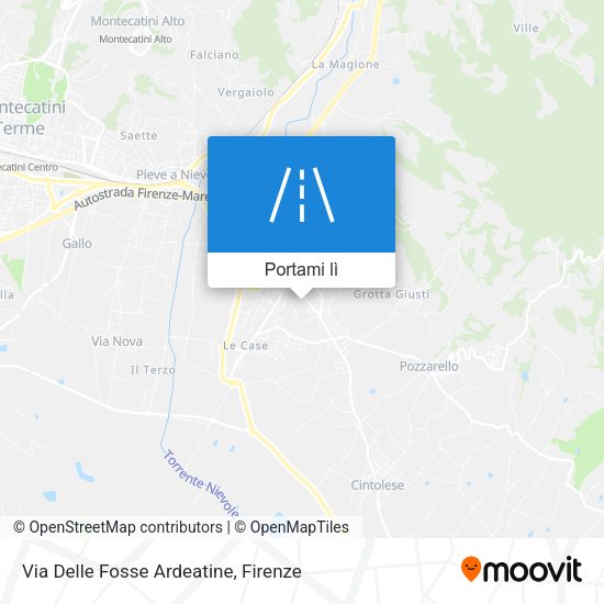 Mappa Via Delle Fosse Ardeatine