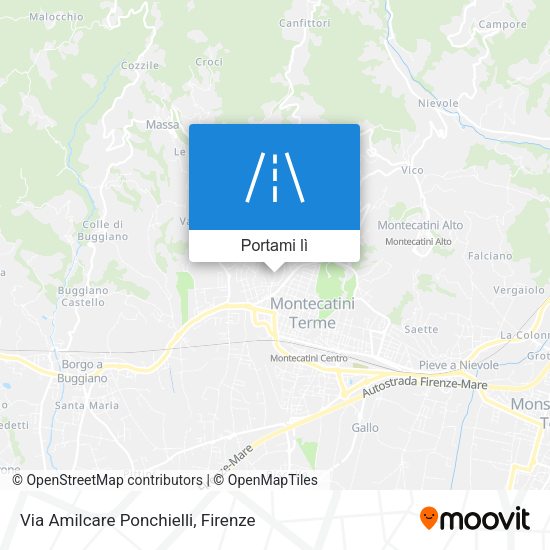 Mappa Via Amilcare Ponchielli