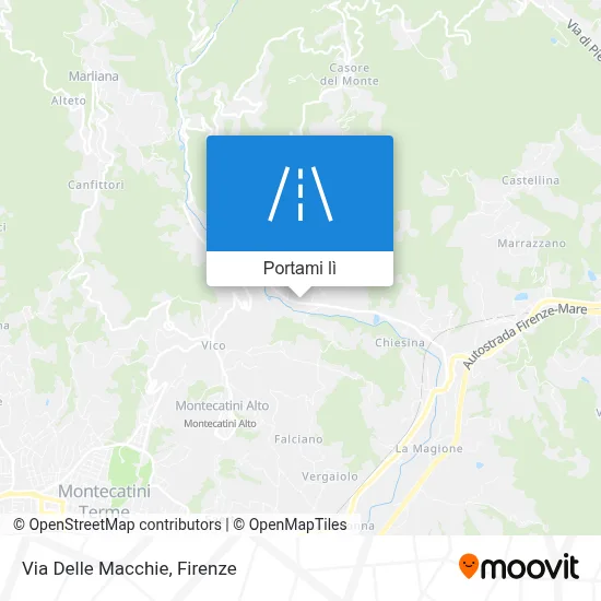 Mappa Via Delle Macchie