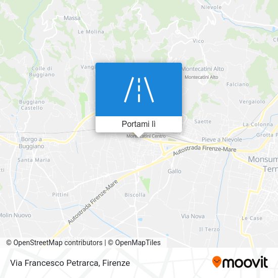 Mappa Via Francesco Petrarca