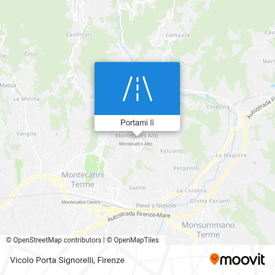 Mappa Vicolo Porta Signorelli