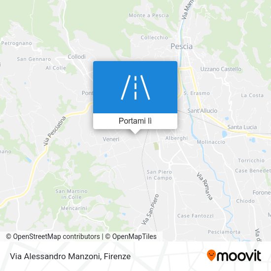 Mappa Via Alessandro Manzoni