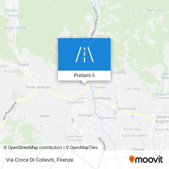 Mappa Via Croce Di Colleviti