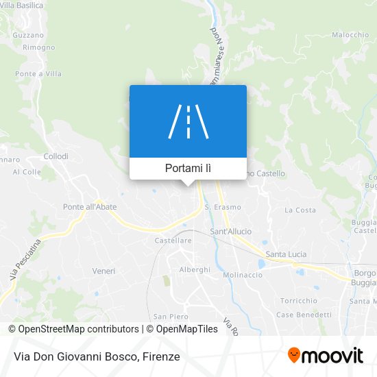 Mappa Via Don Giovanni Bosco