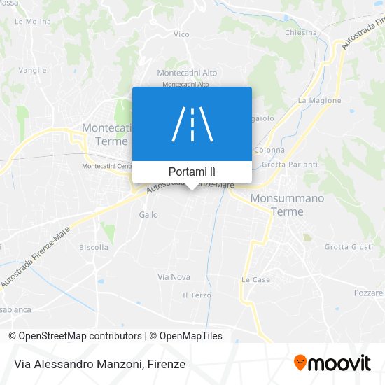Mappa Via Alessandro Manzoni