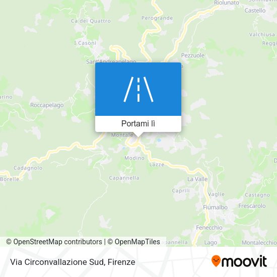 Mappa Via Circonvallazione Sud