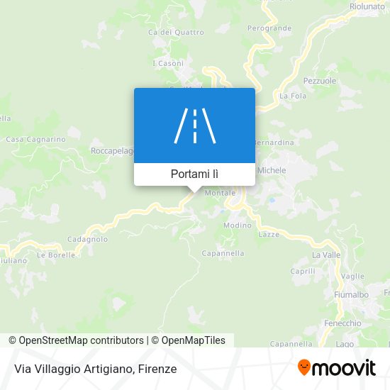 Mappa Via Villaggio Artigiano