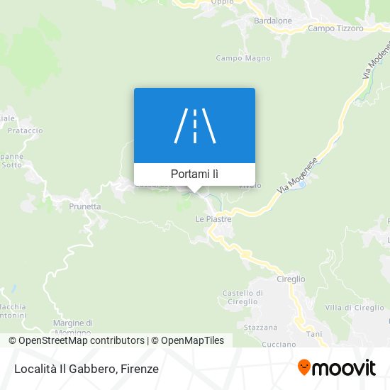 Mappa Località Il Gabbero