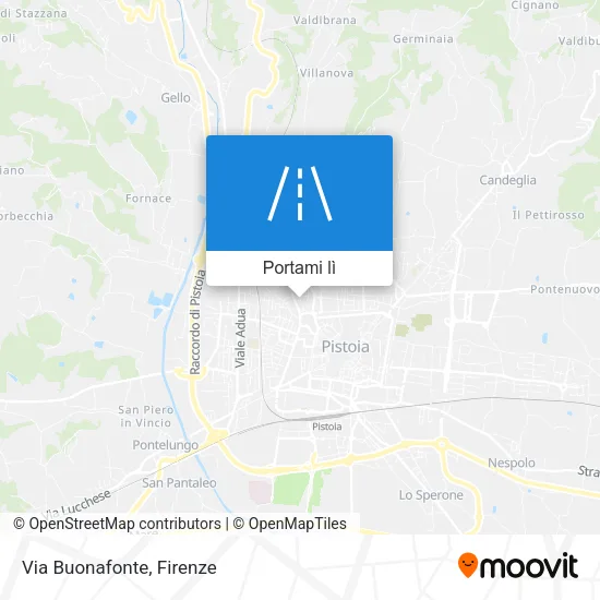 Mappa Via Buonafonte