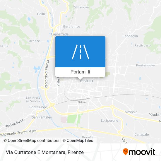 Mappa Via Curtatone E Montanara