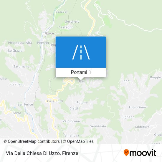 Mappa Via Della Chiesa Di Uzzo
