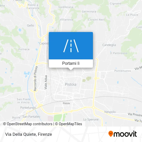 Mappa Via Della Quiete
