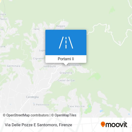 Mappa Via Delle Pozze E Santomoro