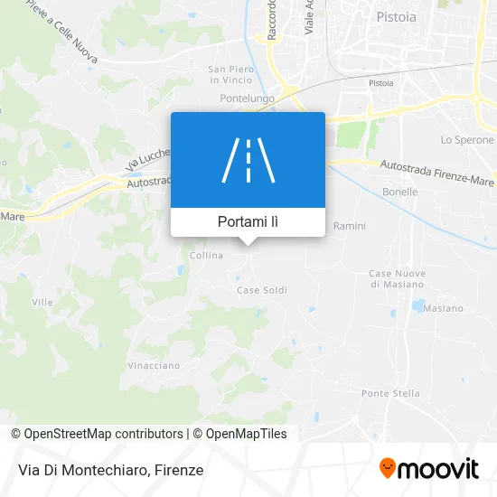Mappa Via Di Montechiaro