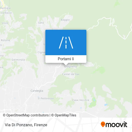 Mappa Via Di Ponzano