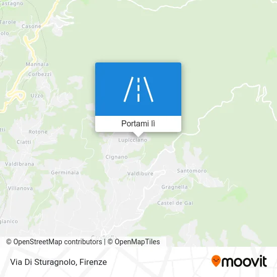 Mappa Via Di Sturagnolo