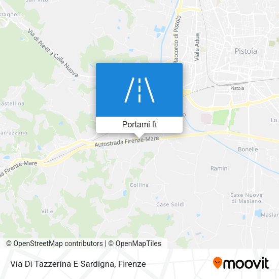 Mappa Via Di Tazzerina E Sardigna