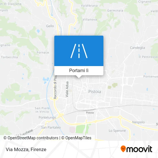 Mappa Via Mozza