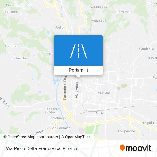Mappa Via Piero Della Francesca
