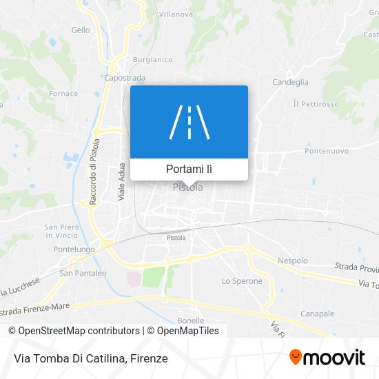 Mappa Via Tomba Di Catilina