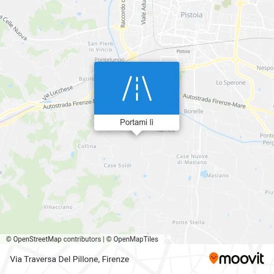 Mappa Via Traversa Del Pillone