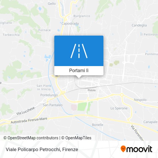 Mappa Viale Policarpo Petrocchi