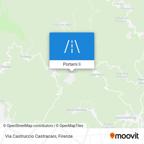 Mappa Via Castruccio Castracani