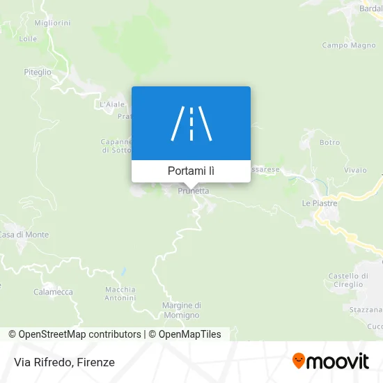 Mappa Via Rifredo