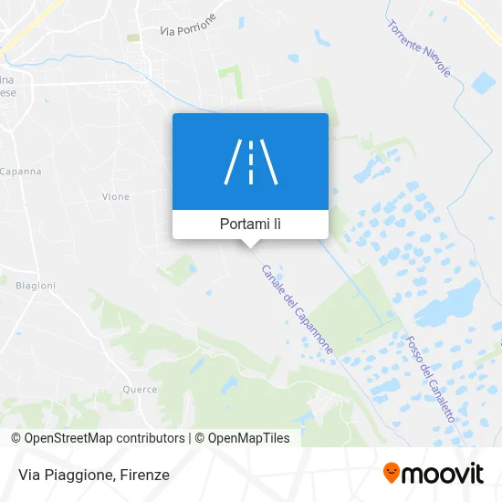 Mappa Via Piaggione