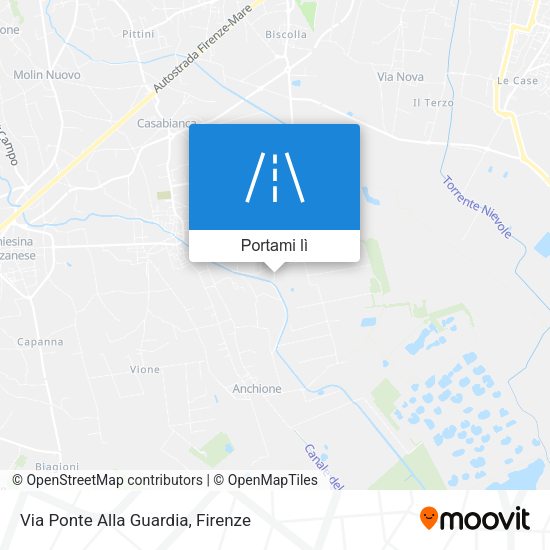 Mappa Via Ponte Alla Guardia