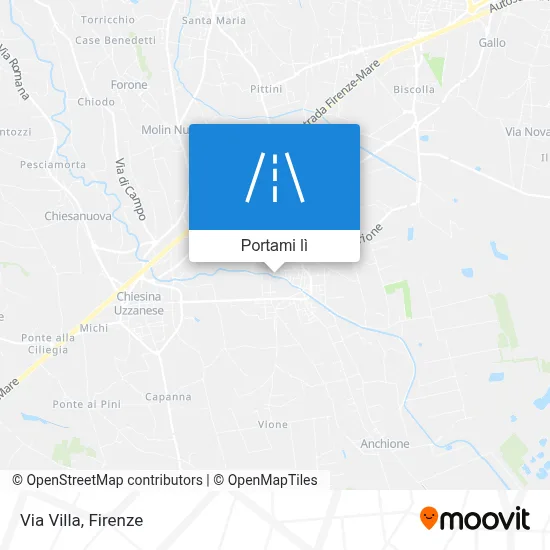 Mappa Via Villa
