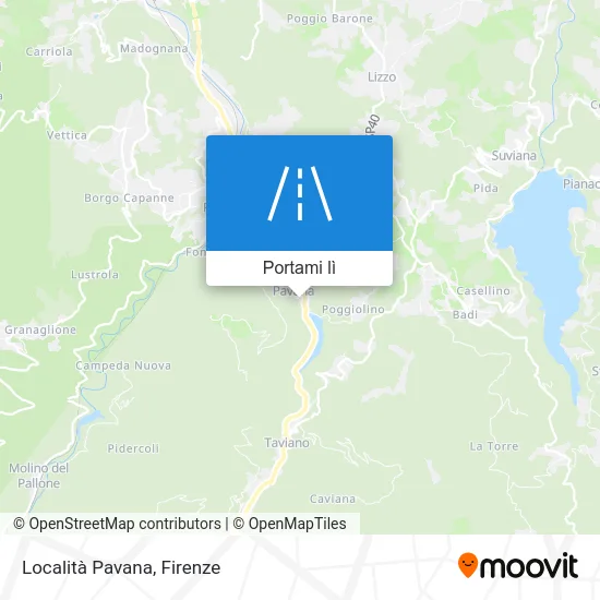 Mappa Località Pavana