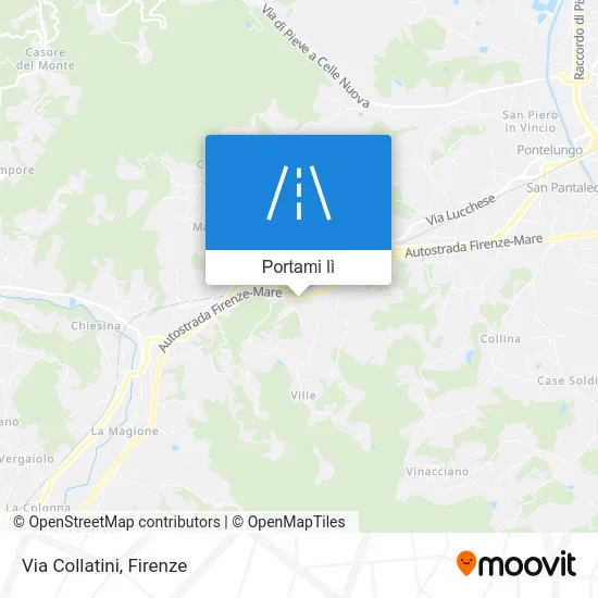 Mappa Via Collatini
