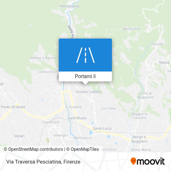 Mappa Via Traversa Pesciatina