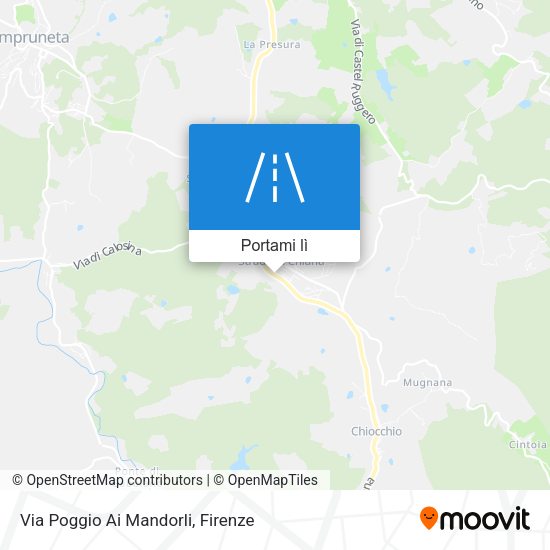 Mappa Via Poggio Ai Mandorli