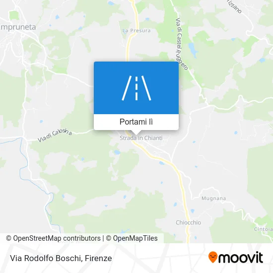 Mappa Via Rodolfo Boschi