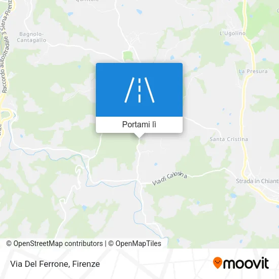 Mappa Via Del Ferrone