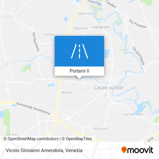Mappa Vicolo Giovanni Amendola