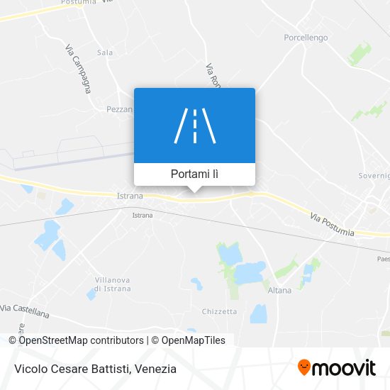 Mappa Vicolo Cesare Battisti